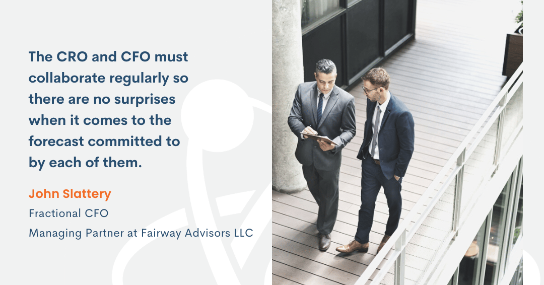 How does a CRO partner with the CFO on bookings, ARR, and revenue translation in 2027?